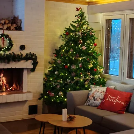 Magic Arctic Christmas With Sauna Villa Oulu