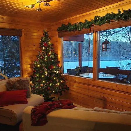 Magic Arctic Christmas With Sauna Villa Oulu